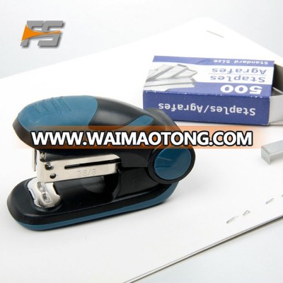 Promotional Book Binding Mini Plastic Stapler Pin Manual Office Stapler