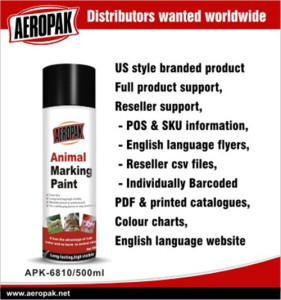 Aeropak Spray Marking Paint Marker